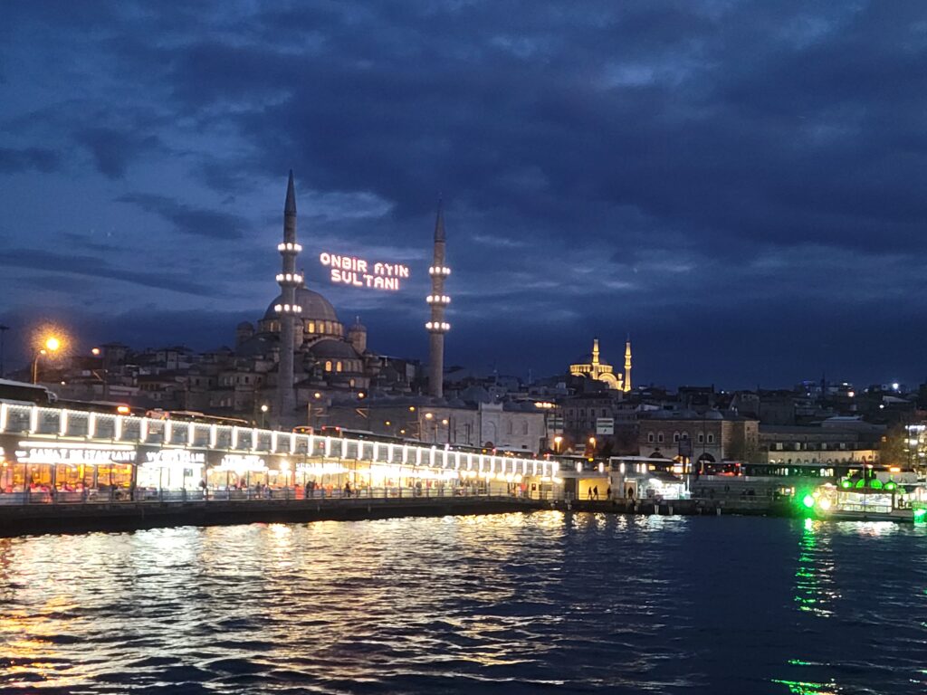ferry ride, skyline view istanbul; 2 day travel itinerary for Istanbul