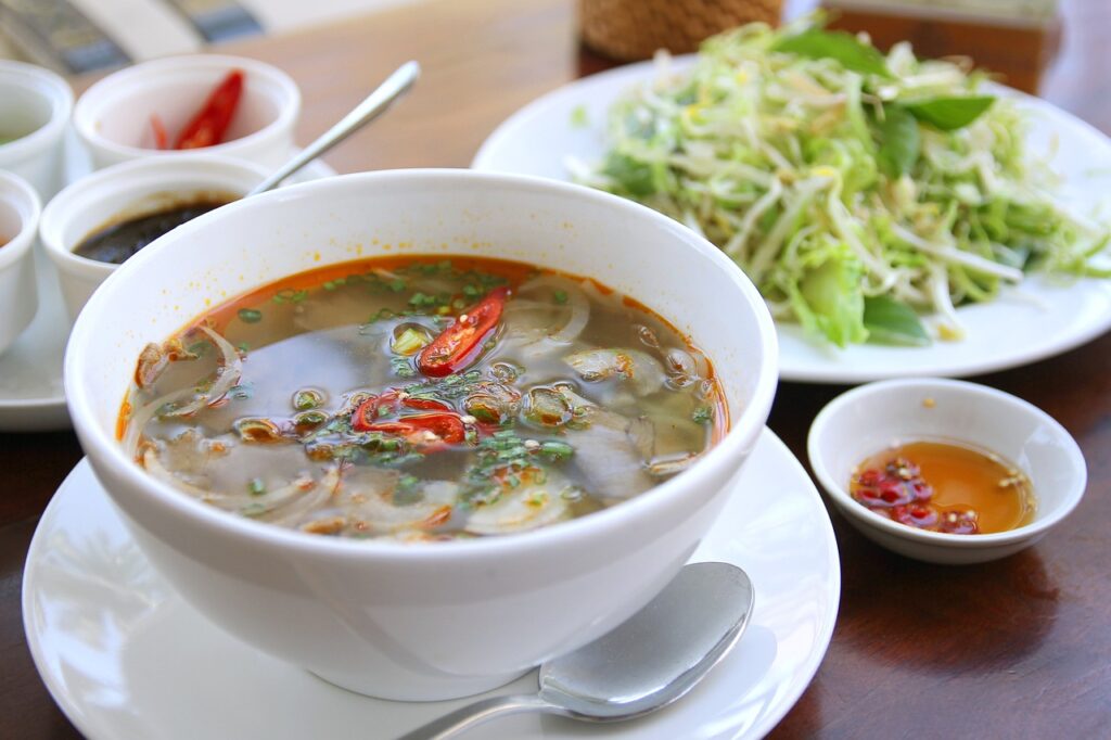 rice, vermicelli, bun bo hue; Best things to do in Da Nang